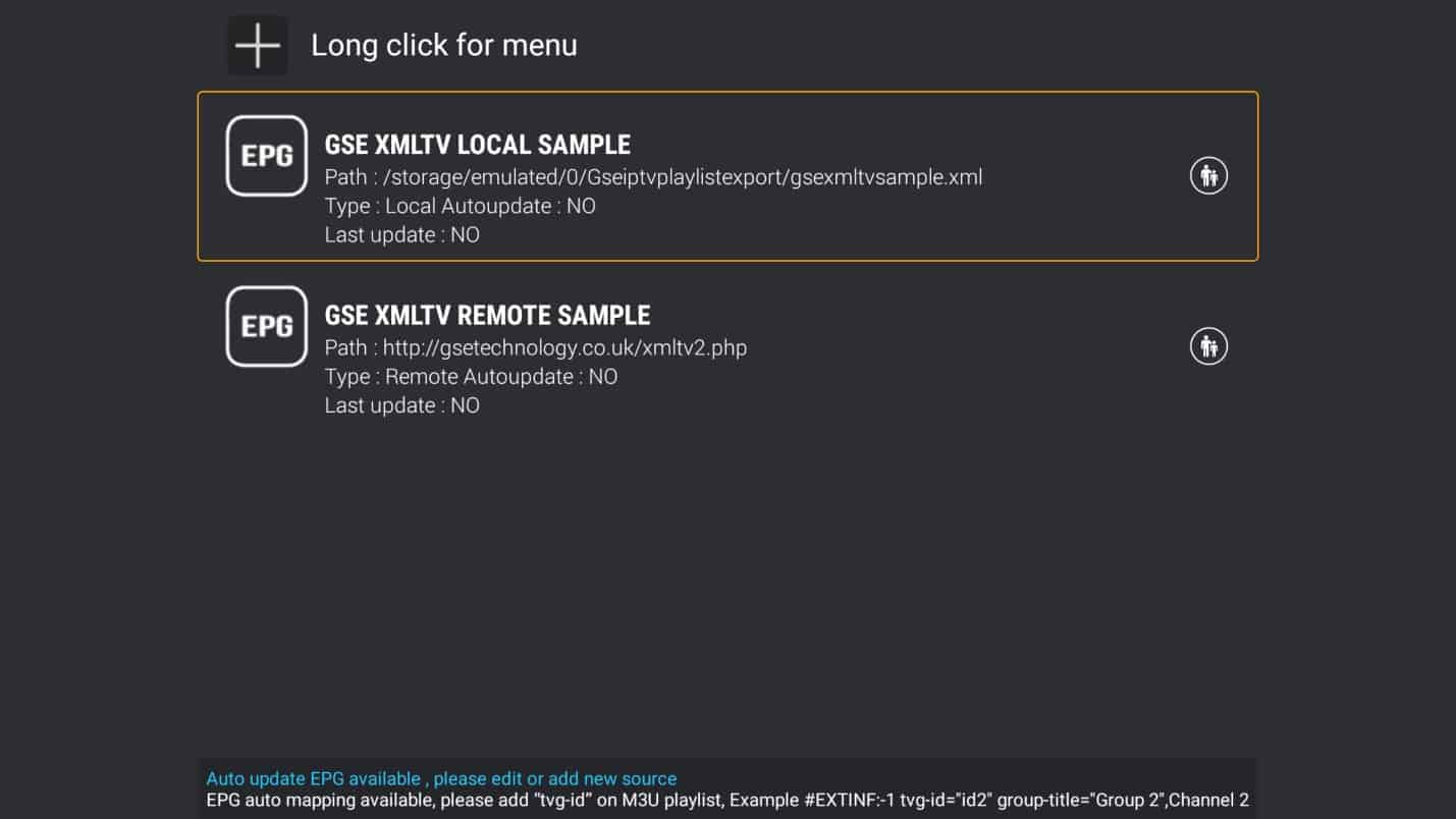 How to configure EPG on GSE IPTV